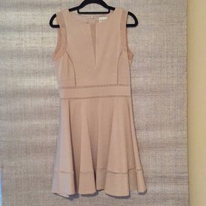 Reiss Khaki A-Line Dress